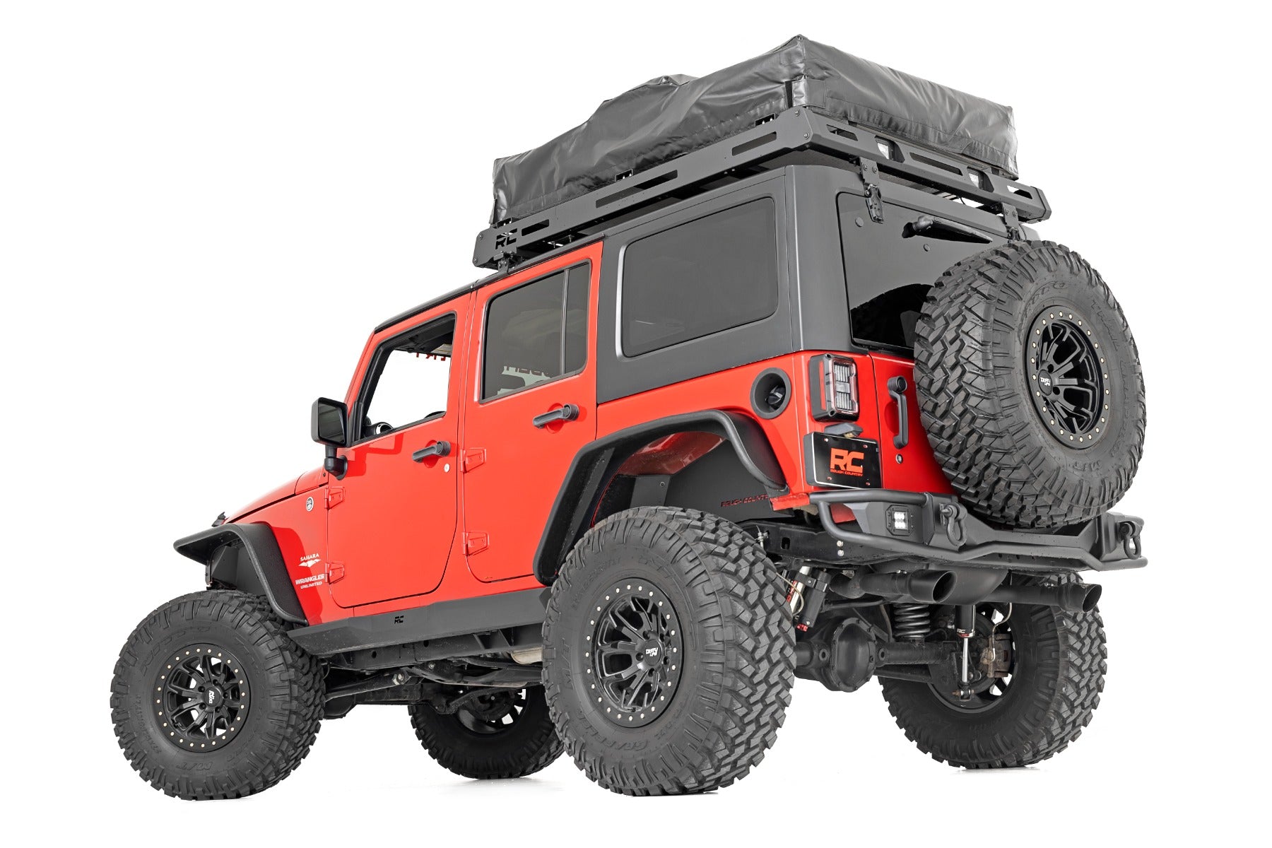 Rough Country | Rock Sliders | Rock Sliders Heavy Duty 4-Door 07-18 Jeep Wrangler JK 4WD Rough Country | 90800