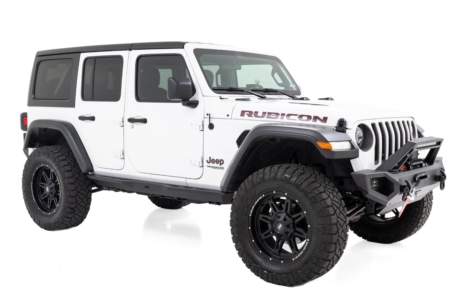 Rough Country | Rock Sliders | Rock Sliders Heavy Duty 4-Door 18-22 Jeep Wrangler JL 4WD Rough Country | 90801