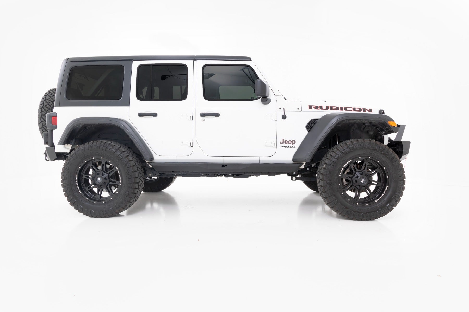 Rough Country | Rock Sliders | Rock Sliders Heavy Duty 4-Door 18-22 Jeep Wrangler JL 4WD Rough Country | 90801