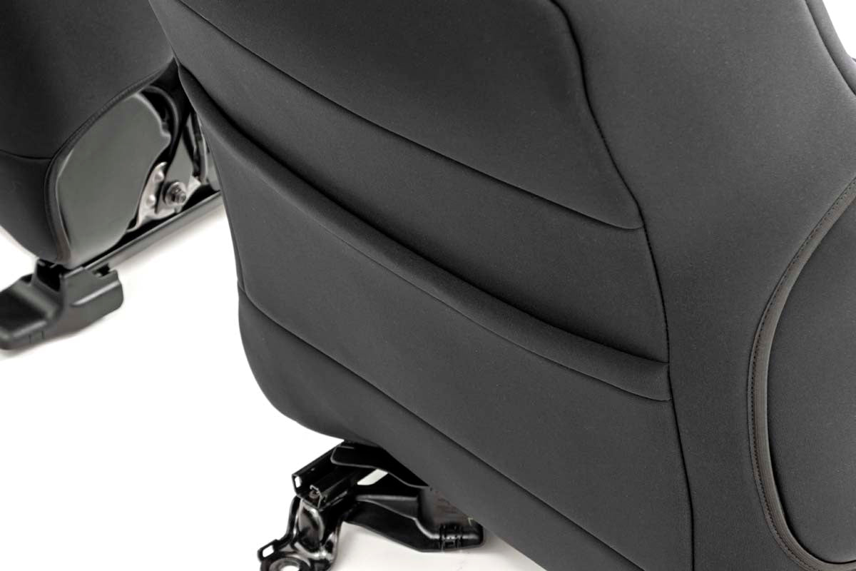 Rough Country | Seat Cover | Tacoma Neoprene Front and Rear Seat Covers For 16-Pres Toyota Tacoma Crew Cab Rough Country | 91031