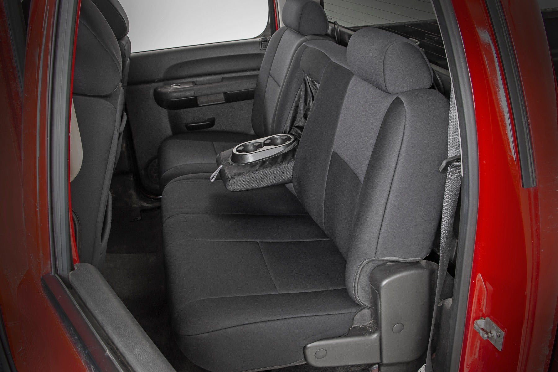 Rough Country | Seat Cover | GM Neoprene Front and Rear Seat Covers Black (07-13 1500/11-13 2500) Rough Country | 91033
