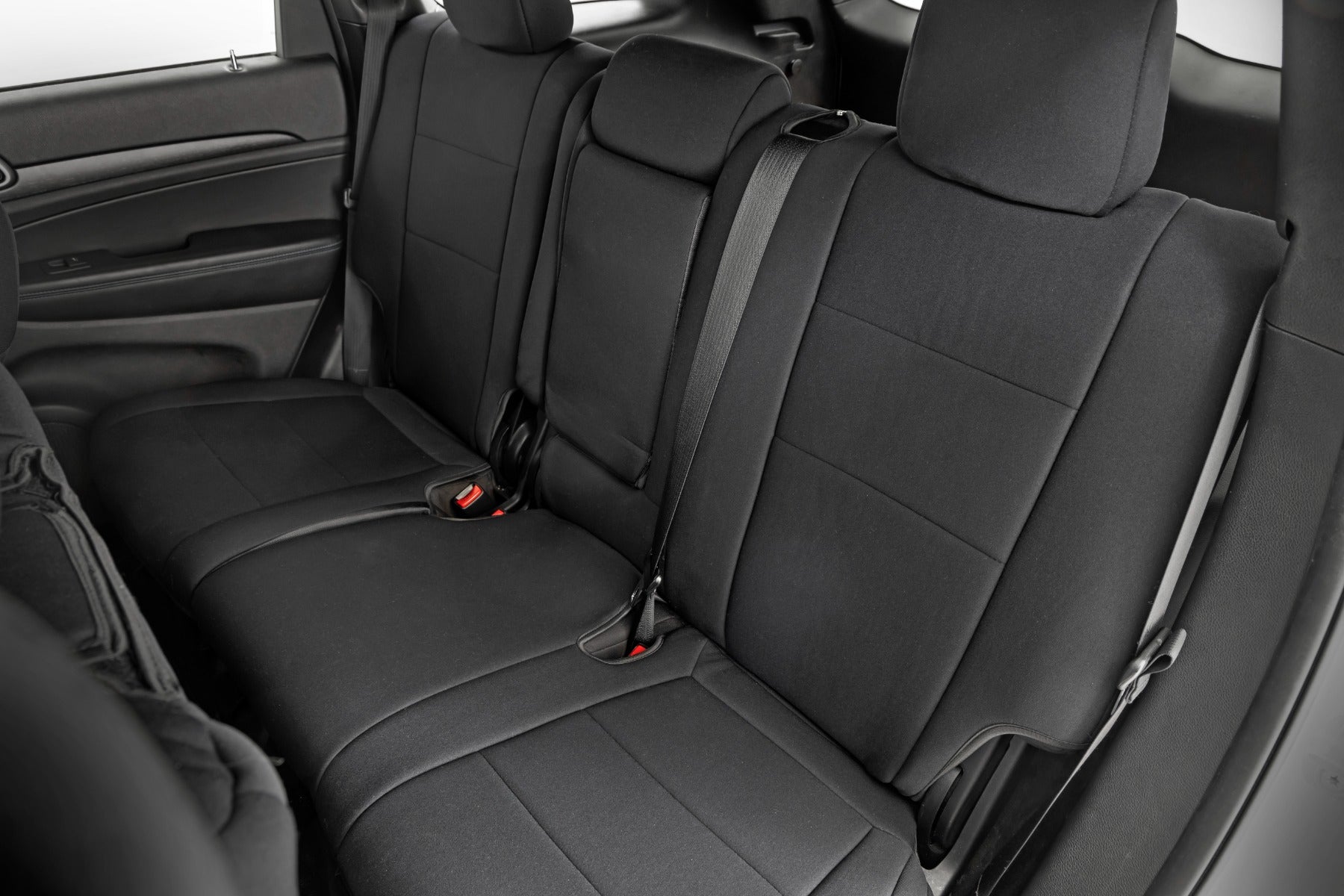 Rough Country | Seat Cover | Seat Covers Front Row and Rear Row Bench Jeep Grand Cherokee WK2 2WD/4WD (11-22) Rough Country | 91046