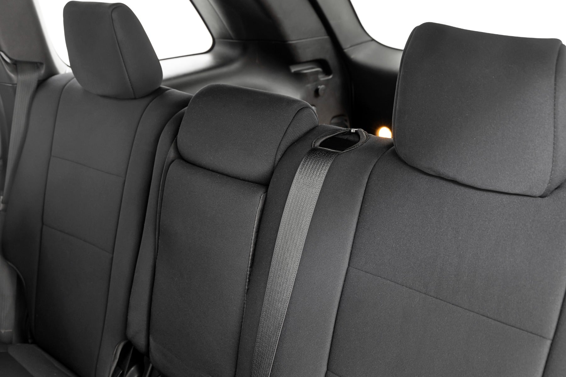 Rough Country | Seat Cover | Seat Covers Front Row and Rear Row Bench Jeep Grand Cherokee WK2 2WD/4WD (11-22) Rough Country | 91046