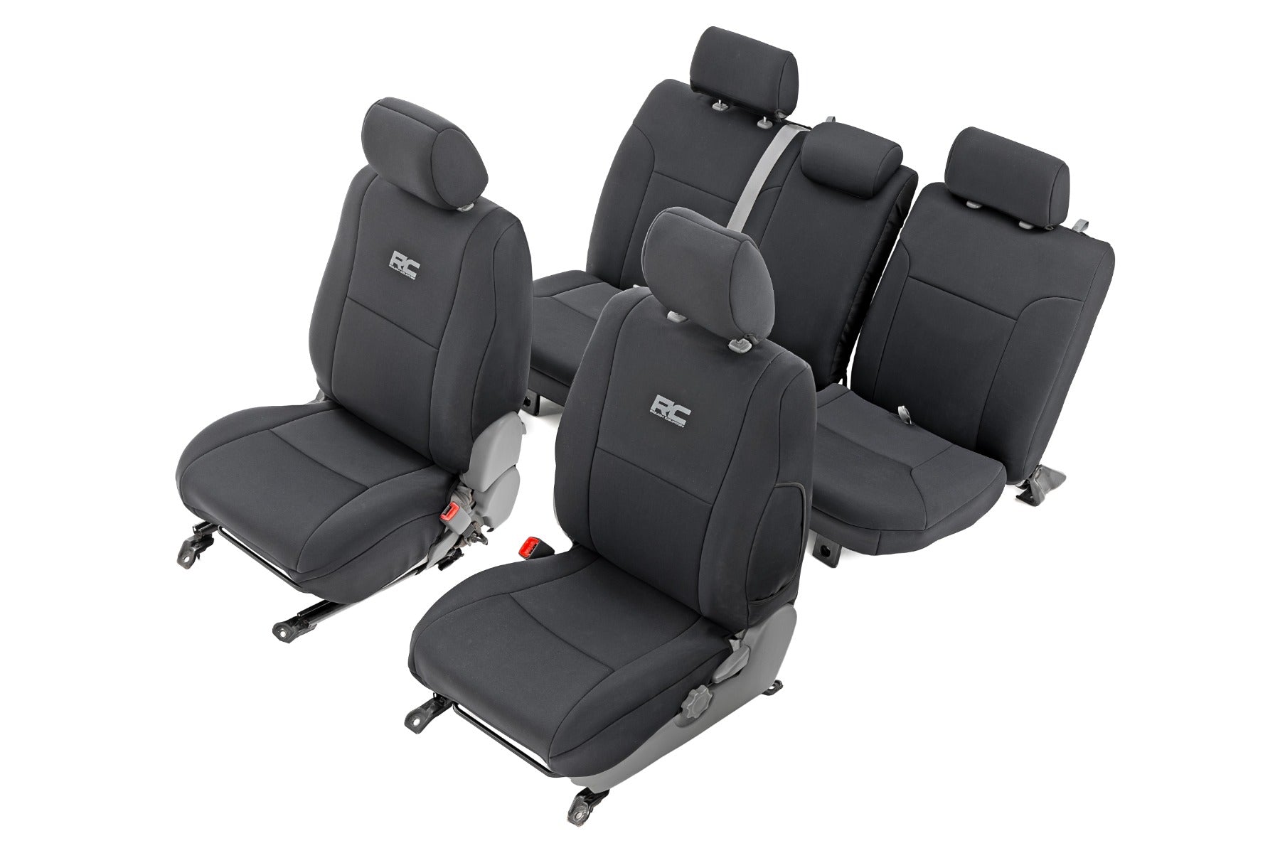Rough Country | Seat Cover | Seat covers FR and RR Crew Cab Toyota Tacoma 2WD/4WD (05-15) Rough Country | 91052
