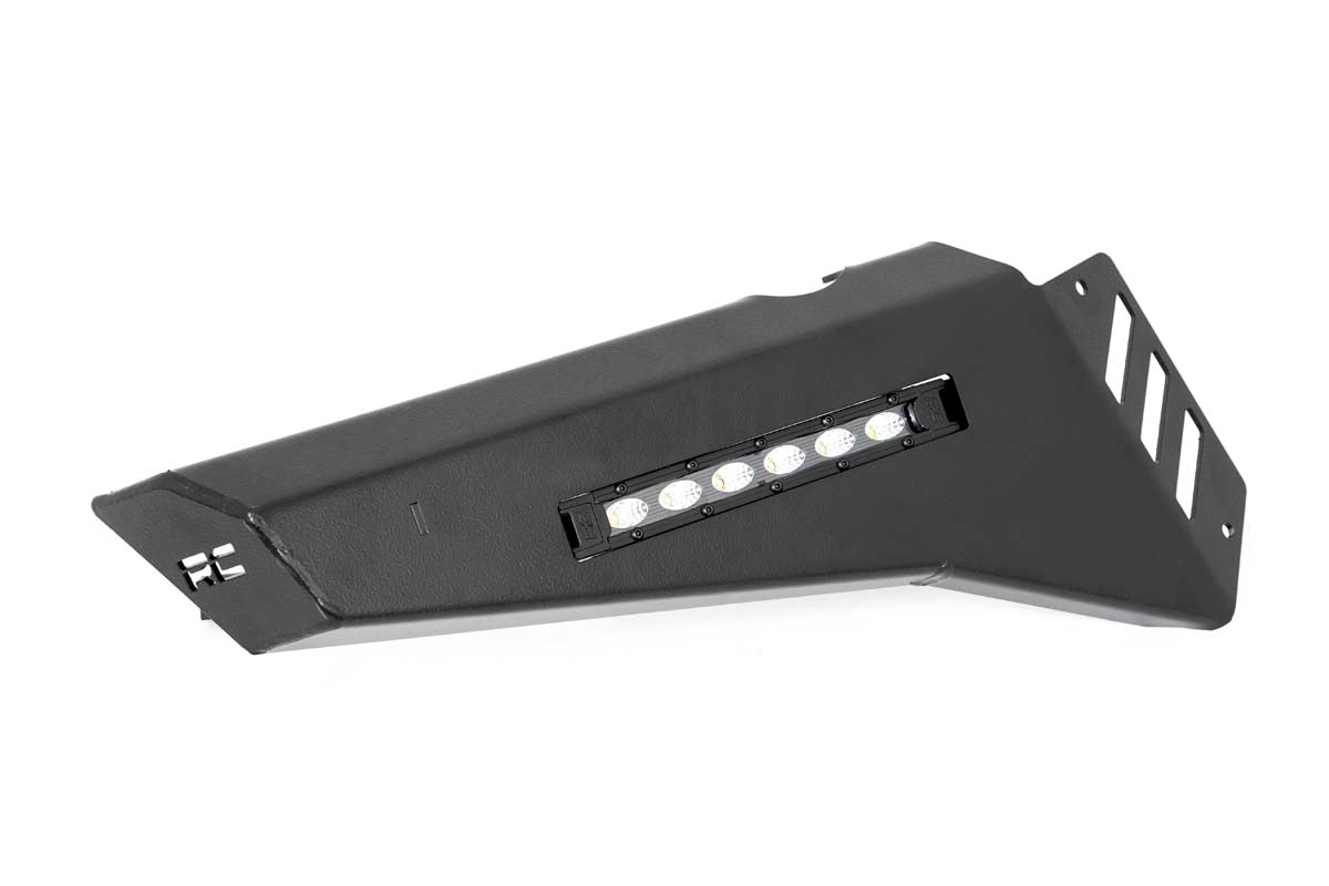 Rough Country | Bumper Plate | Honda Front Bumper Panels w/ 6.0 Inch LED Light Bars 16-20 Pioneer 1000 w/ Factory Stinger Rough Country | 92025