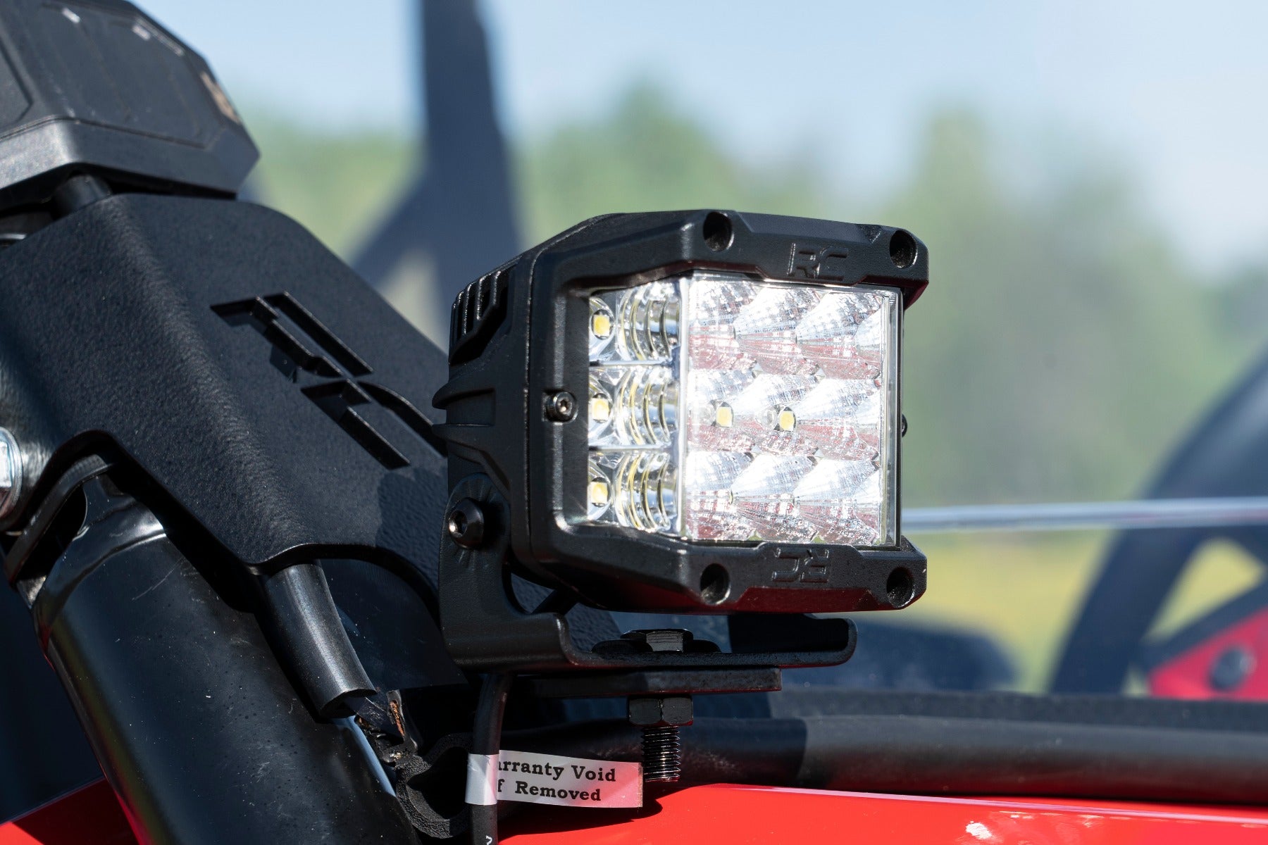Rough Country | LED Light Kit | Honda Dual LED Cube Kit (19-20 Talon Black Series w/ Cool White DRL) Rough Country | 92034