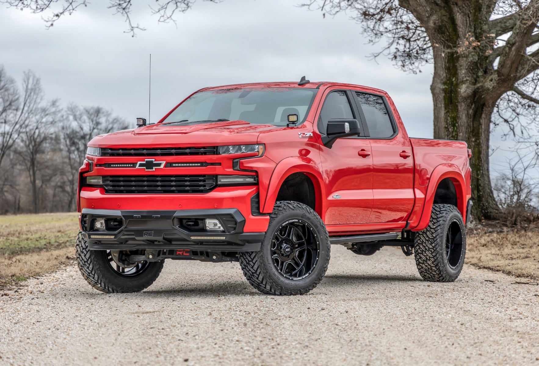 Rough Country | Wheels|Tire & Wheels | 92 Series Wheel Machined One-Piece Gloss Black 22x12 8x170 -44mm Rough Country | 92221211