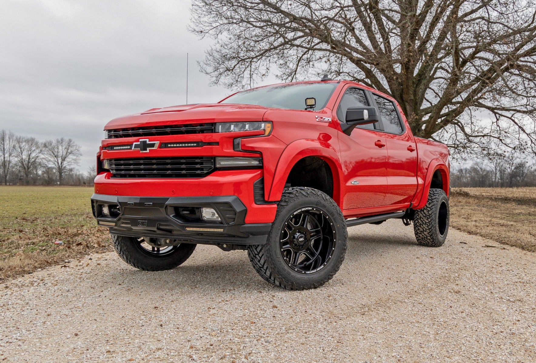 Rough Country | Wheels|Tire & Wheels | 92 Series Wheel Machined One-Piece Gloss Black 22x12 8x170 -44mm Rough Country | 92221211