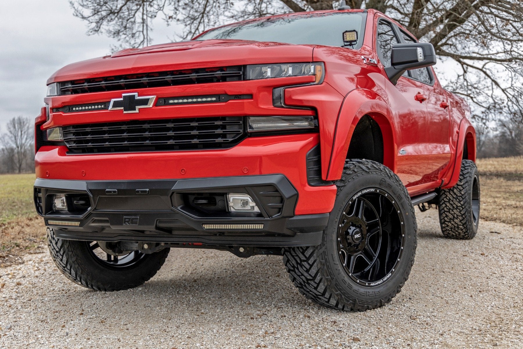 Rough Country | Wheels|Tire & Wheels | 92 Series Wheel Machined One-Piece Gloss Black 22x12 8x170 -44mm Rough Country | 92221211