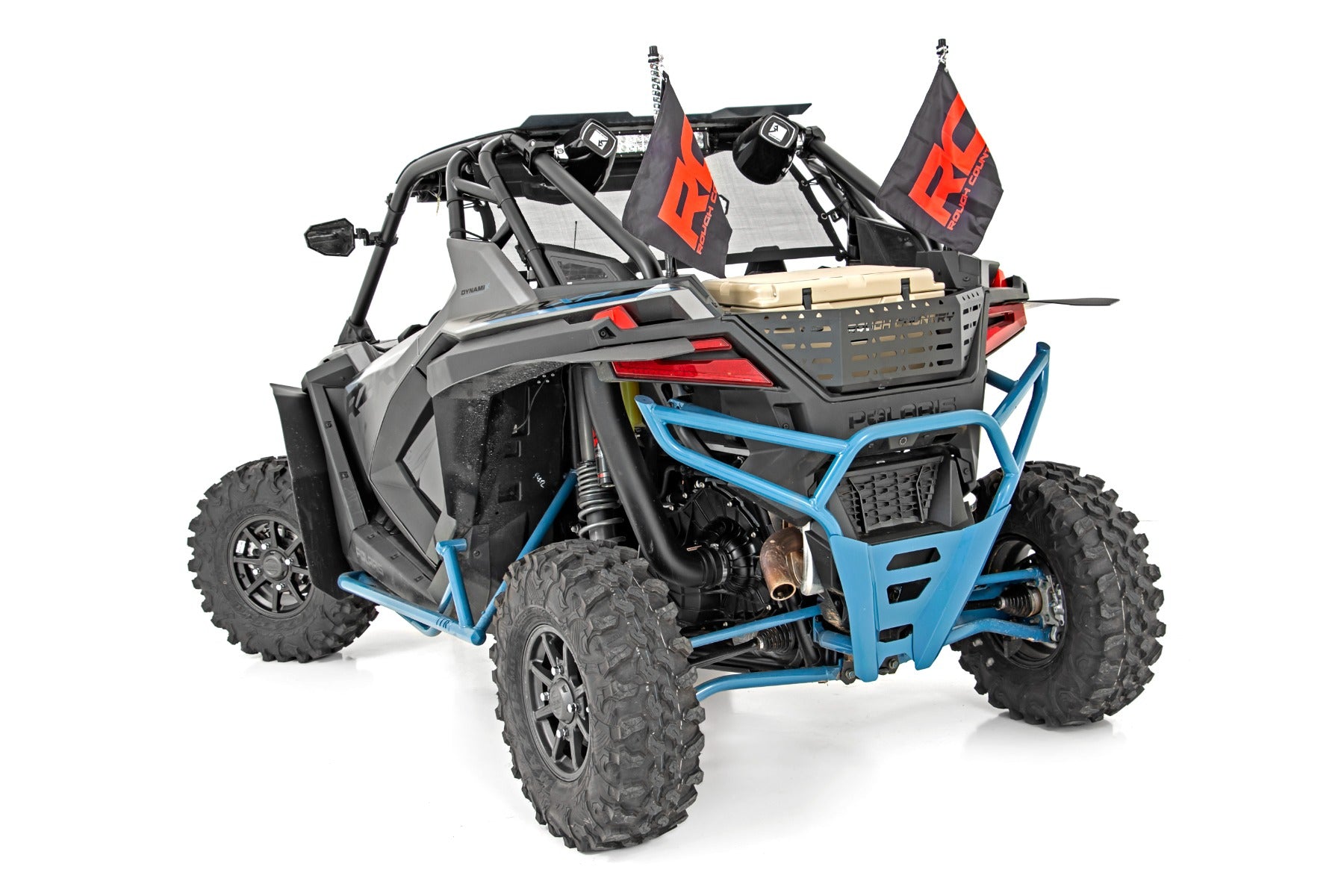 Rough Country | Light Whips | Multi-Function UTV LED Whip Lights 2FT Remote Control Rough Country | 93002