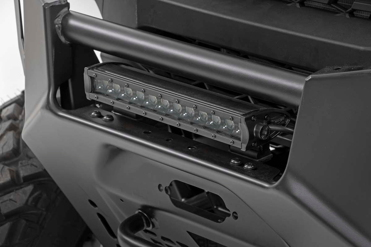 Rough Country | LED Light Bars | Polaris 12-Inch LED Bumper Kit Black Series 19-20 Ranger Rough Country | 93014