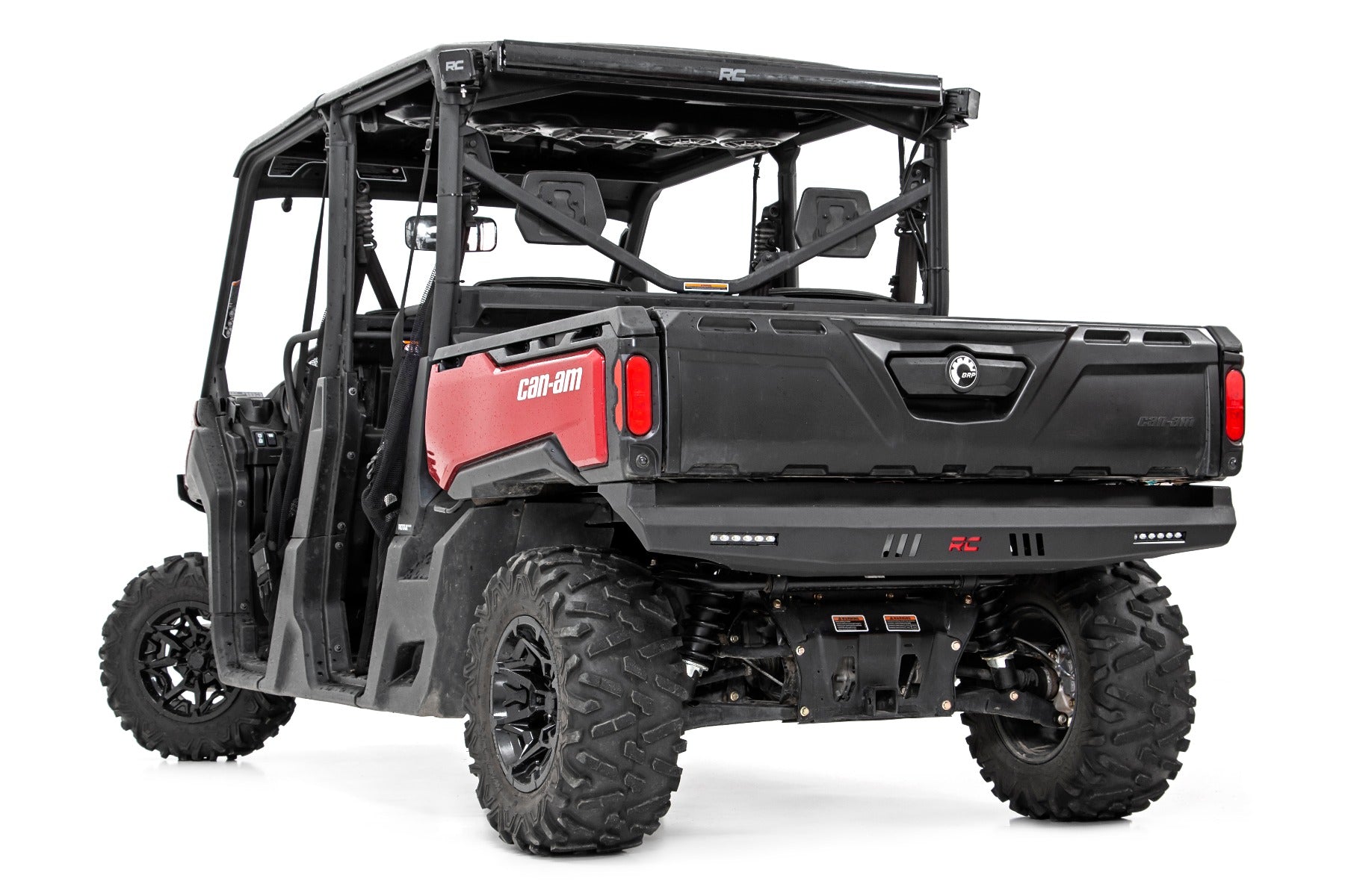 Rough Country | Rear Bumpers | Can-Am/Polaris Rear Bumper For 16-21 Defender and 18-21 Ranger Rough Country | 93045