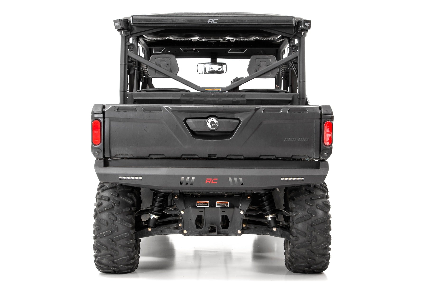 Rough Country | Rear Bumpers | Can-Am/Polaris Rear Bumper For 16-21 Defender and 18-21 Ranger Rough Country | 93045