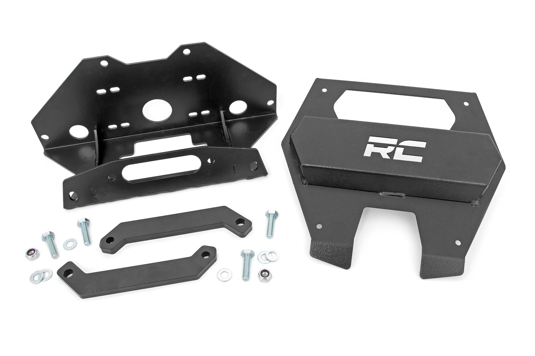 Rough Country | Winch Mount Plate | Polaris Winch Mounting Plate 20-21 Polaris RZR PRO XP Rough Country | 93063