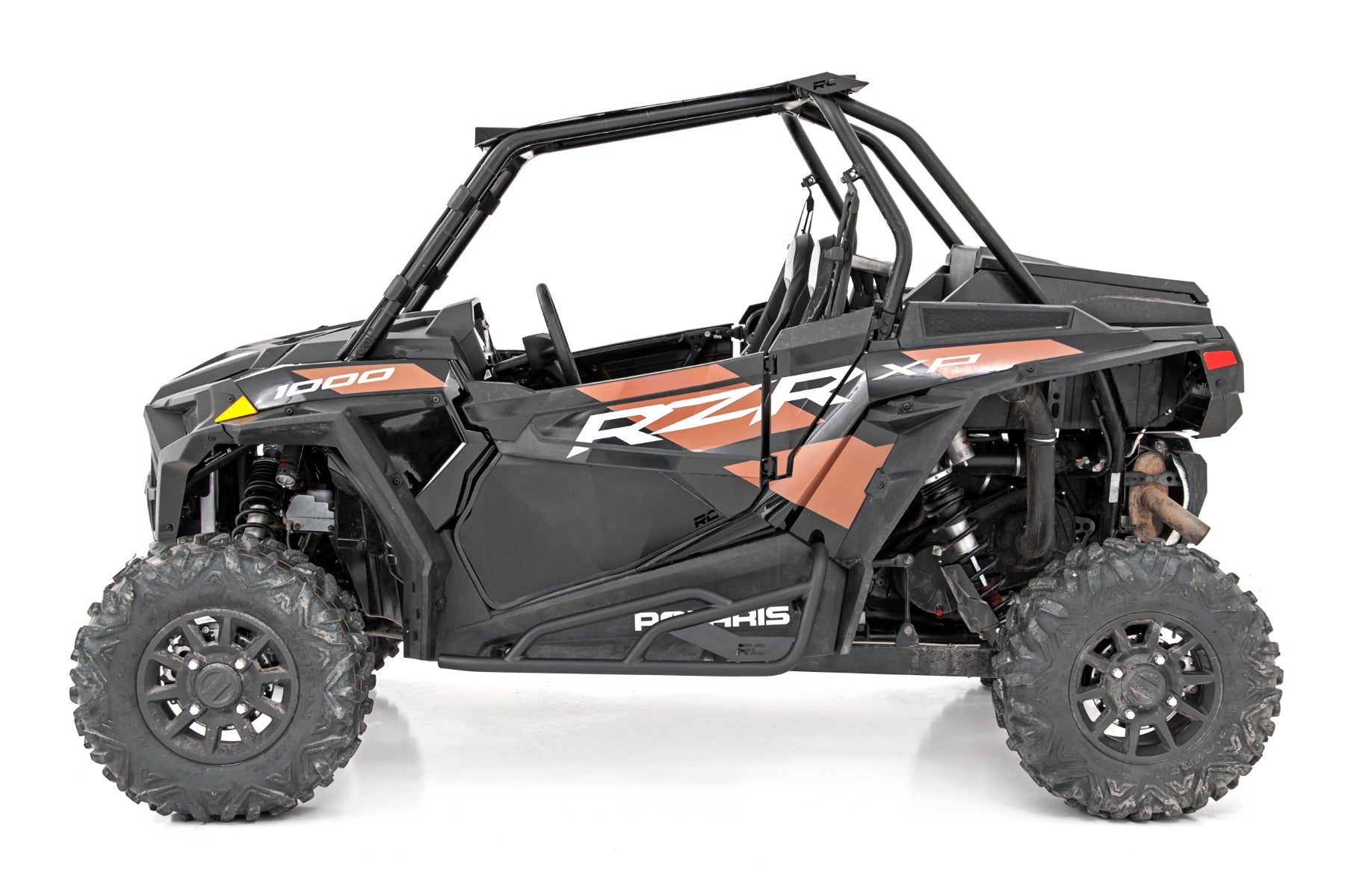 Rough Country | Rock Sliders | Rock Slider Kit 2 Seater 14-22 Polaris RZR XP 1000/18-22 RZR XP Turbo S Rough Country | 93064