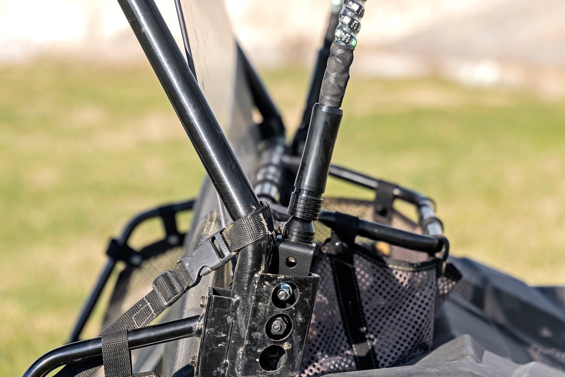 Rough Country | Light Whips | Polaris LED Whip Light Bed Mount Kit 12-20 Polaris RZR 170 EFI Rough Country | 93086