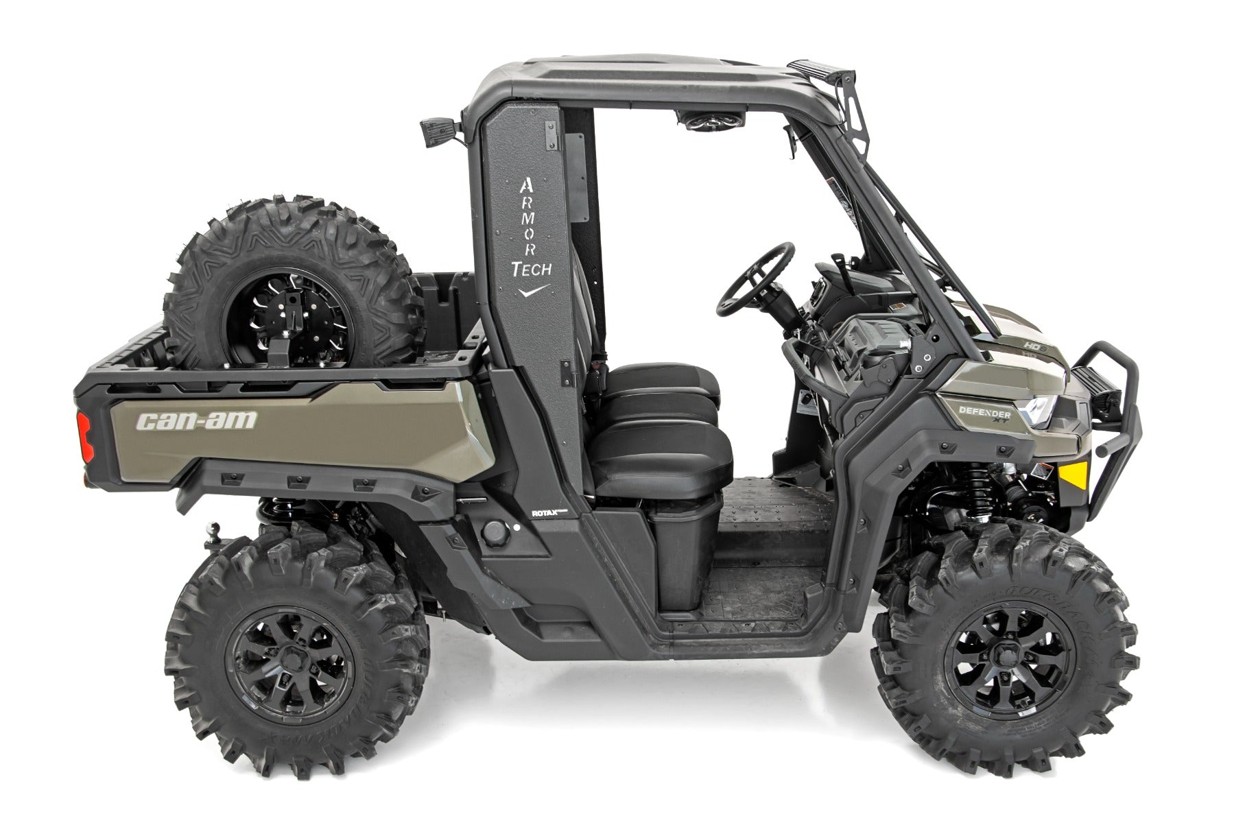 Rough Country | Spare Tire Carrier | Spare Tire Carrier Bed Side Mount 16-22 Polaris Ranger 1000XP/13-21 Ranger 900XP Rough Country | 93089