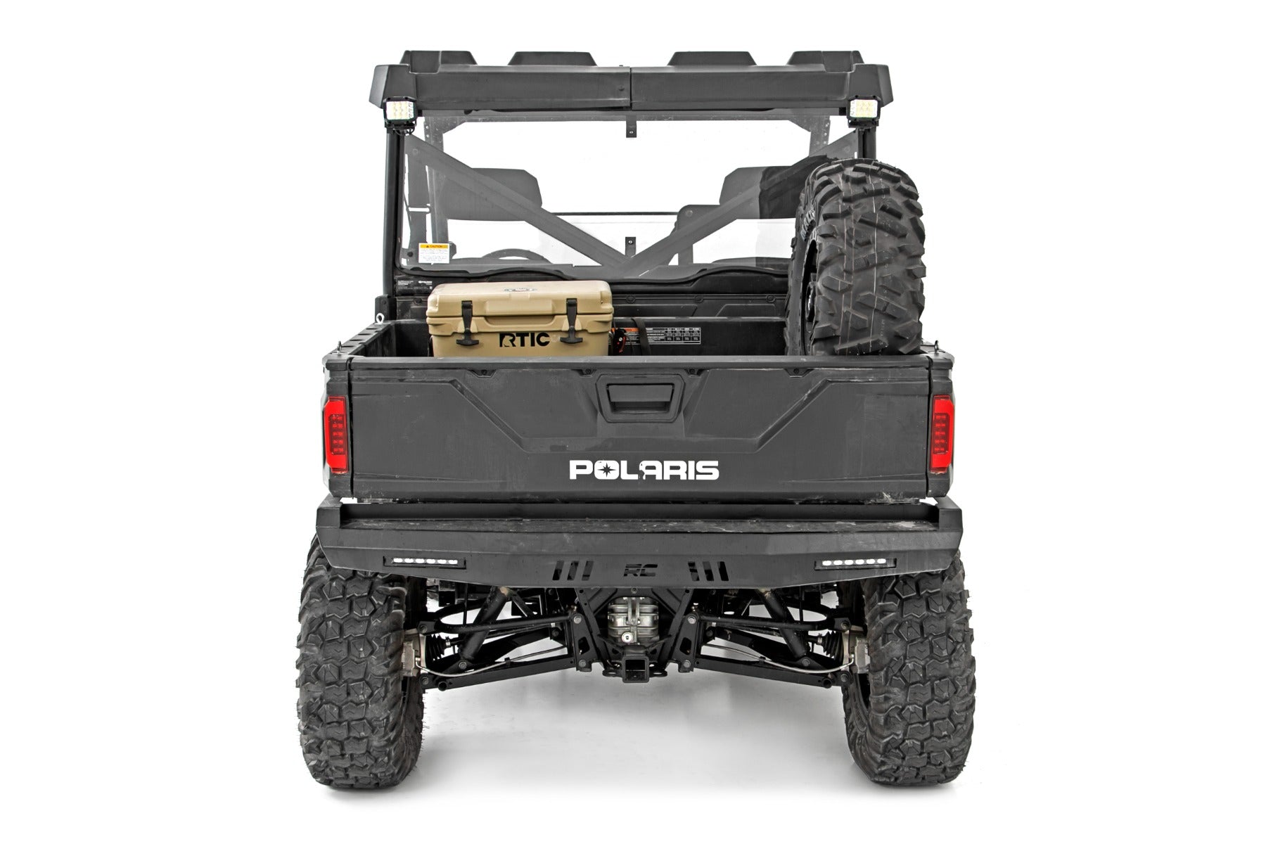 Rough Country | Spare Tire Carrier | Spare Tire Carrier Bed Side Mount 16-22 Polaris Ranger 1000XP/13-21 Ranger 900XP Rough Country | 93089