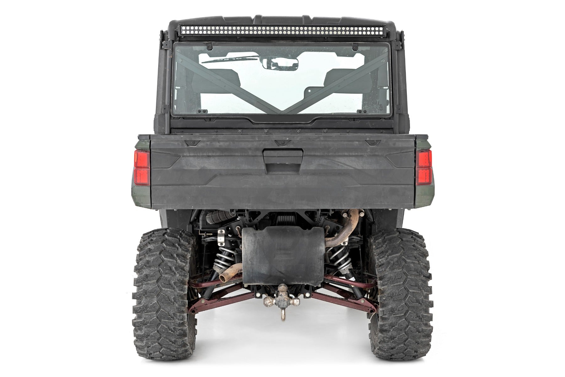 Rough Country | LED Light Bars | LED Light Rear Mount 50 Inch Single Row Black Pair 14-22 Polaris Ranger 1000XP Rough Country | 93125
