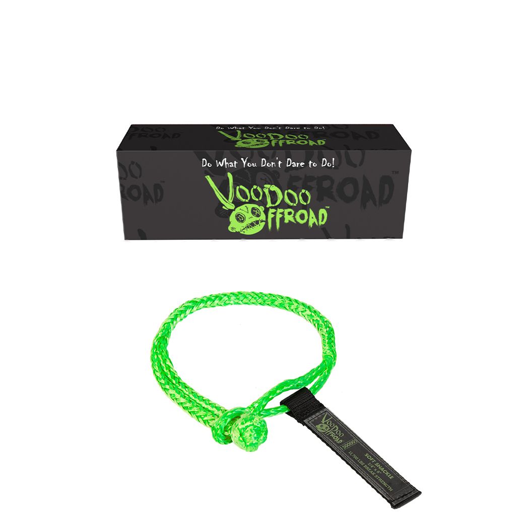 Voodoo Offroad | WN-WINCH/SHACK/ETC. | Soft Shackle 1/4" x 6" - 11,700lb Break Strength | 1500005A