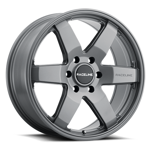 RACELINE | Aluminum Wheels | Aluminum Wheels 16x8 Addict 942GS Greystone Gray Multi Spoke 0 Offset 6 on 139.7 Bolt Pattern 106.1 Bore Raceline | 942GS-68060-00