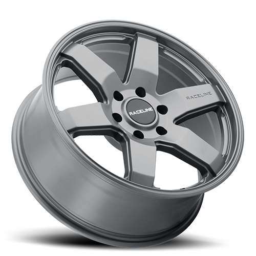 RACELINE | Aluminum Wheels | Aluminum Wheels 18x8 Addict 942GS Greystone Gray Multi Spoke 15 Offset 6 on 139.7 Bolt Pattern 106.1 Bore Raceline | 942GS-88060+15