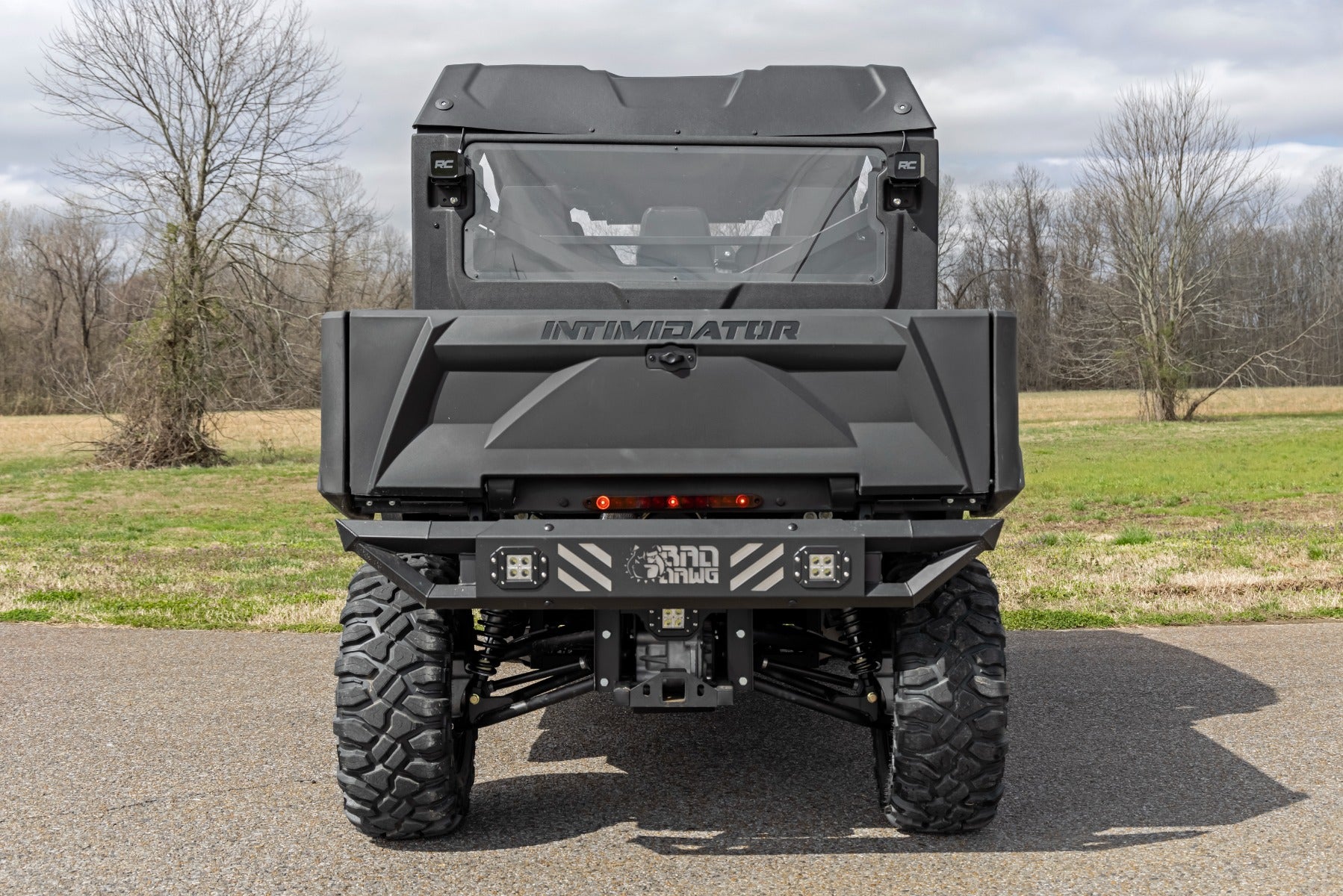 Rough Country | LED Light Bars | Rear Facing LED Kit 2-Inch Black Series with Flood Beam 2020 Intimidator GC1K Rough Country | 95003