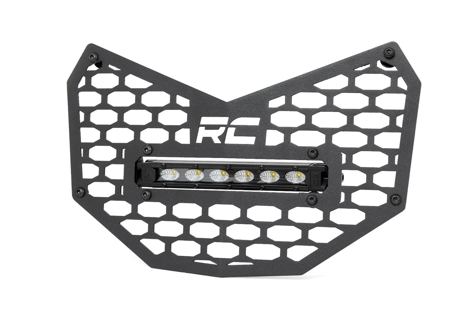 Rough Country | LED Light Pods | 17-21 Can-Am Maverick X3 6-inch Slimline LED Grille Kit Rough Country | 97022