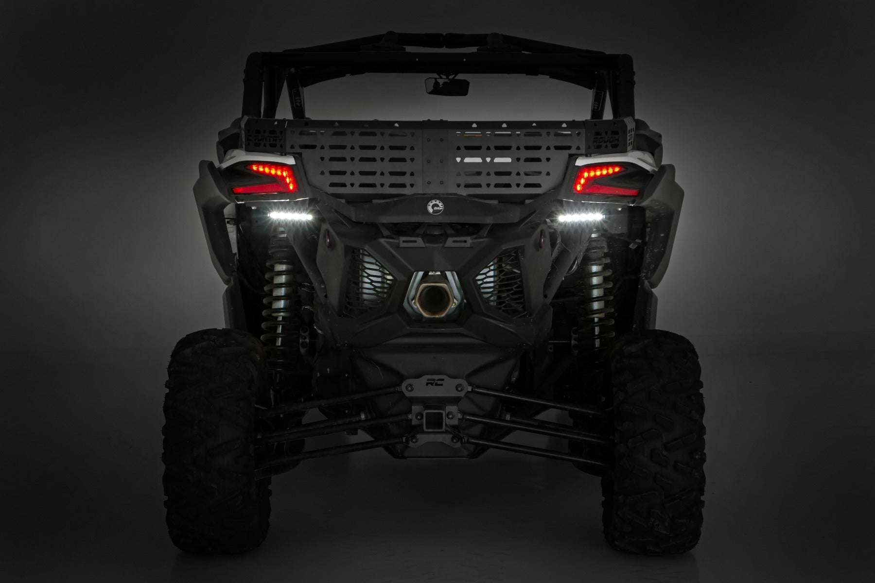 Rough Country | LED Light Kit | 17-21 Can-Am Maverick X3 Rear Facing 6-Inch Slimline LED Kit Rough Country | 97026