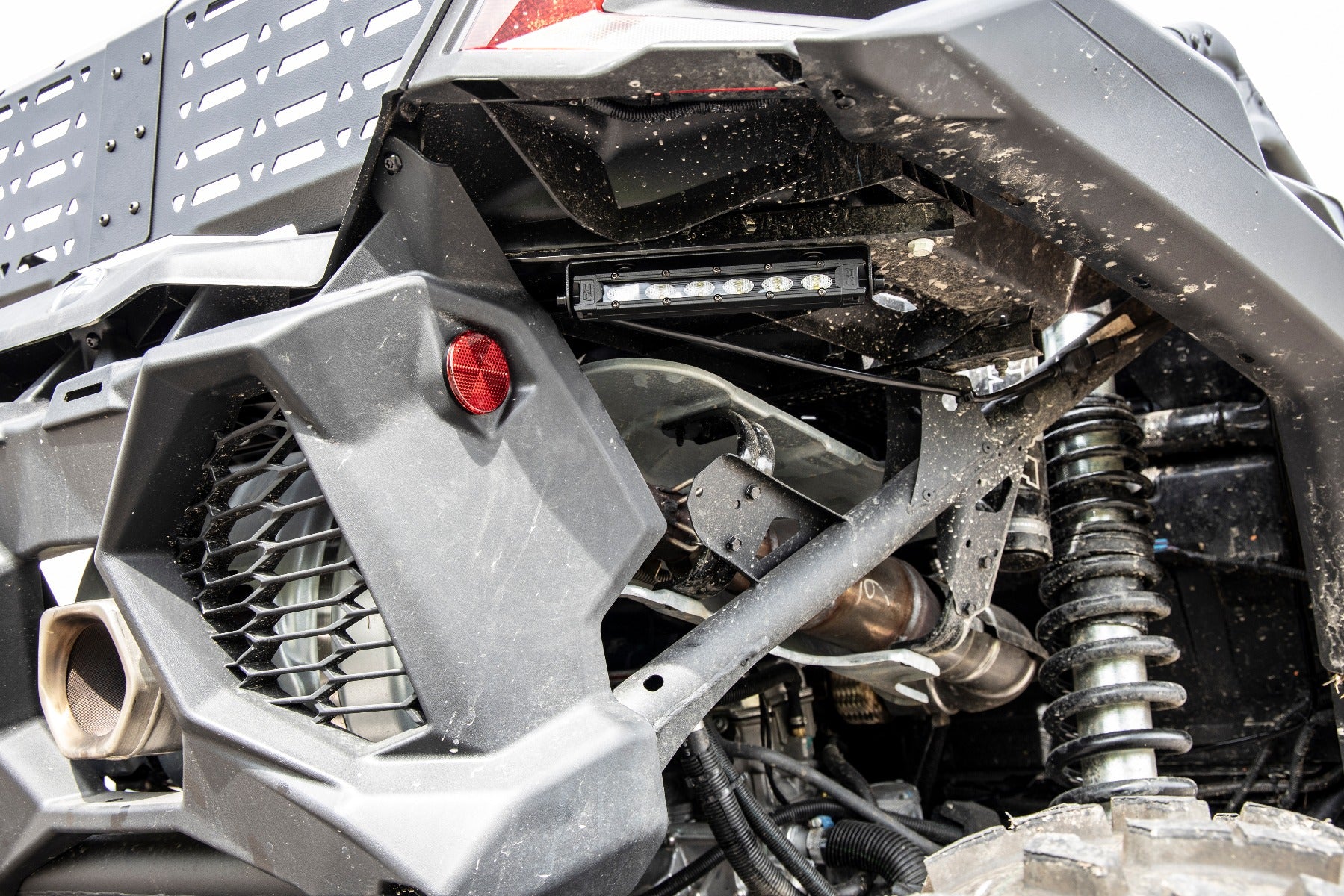 Rough Country | LED Light Kit | 17-21 Can-Am Maverick X3 Rear Facing 6-Inch Slimline LED Kit Rough Country | 97026