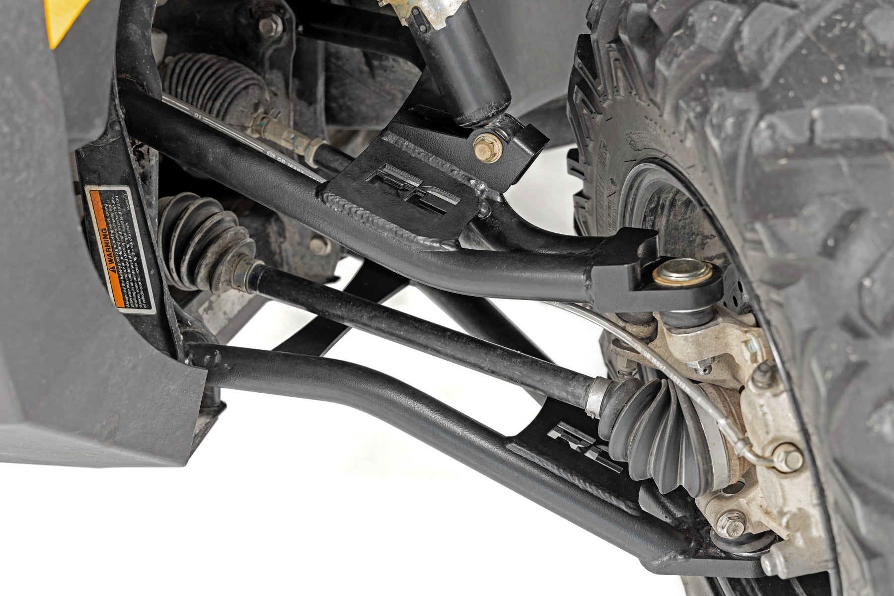 Rough Country | Suspension Control Arm | High Clearance 2 Inch Forward Offset Control Arms w/Ball Joints 16-19 Can-Am Defender Rough Country | 97060
