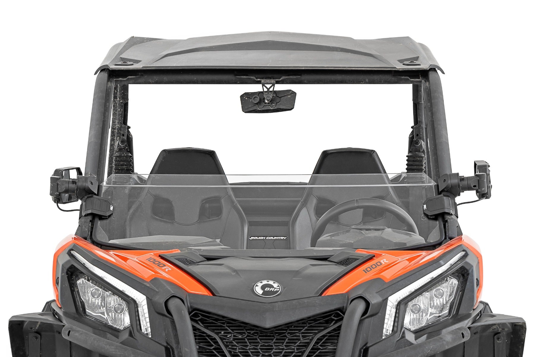 Rough Country | Windshield | Half Windshield Scratch Resistant Can-Am Maverick Sport Rough Country | 98101931
