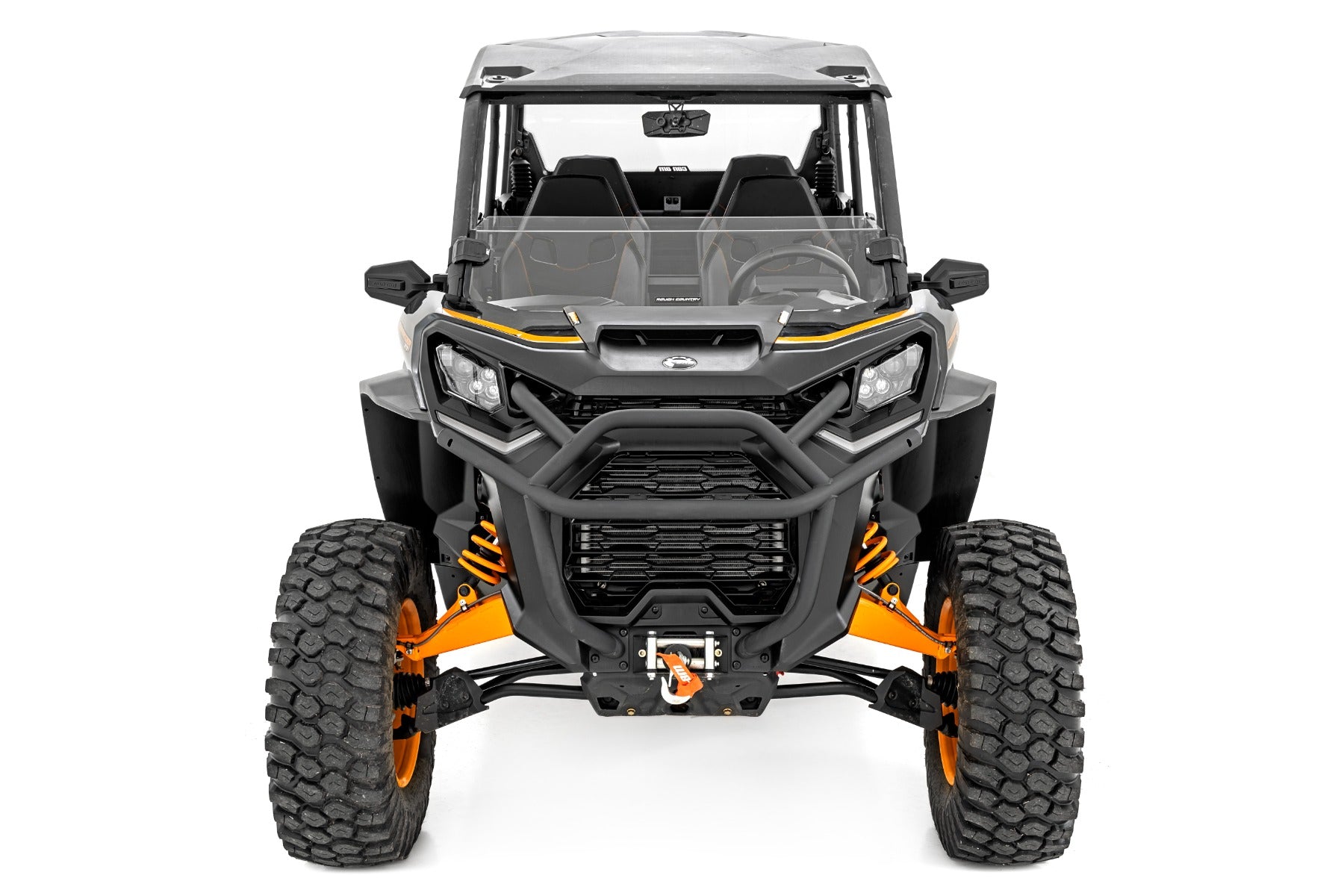 Rough Country | Windshield | Half Windshield Scratch Resistant Can-Am Commander XT (21-22) Rough Country | 98102231
