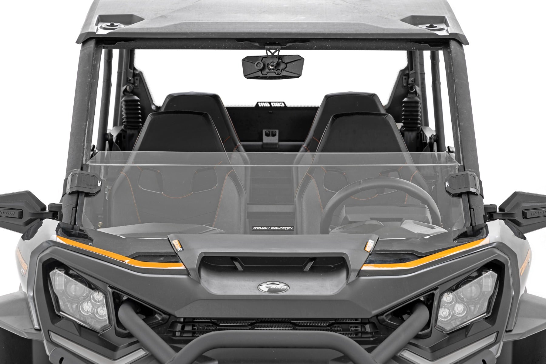 Rough Country | Windshield | Half Windshield Scratch Resistant Can-Am Commander XT (21-22) Rough Country | 98102231