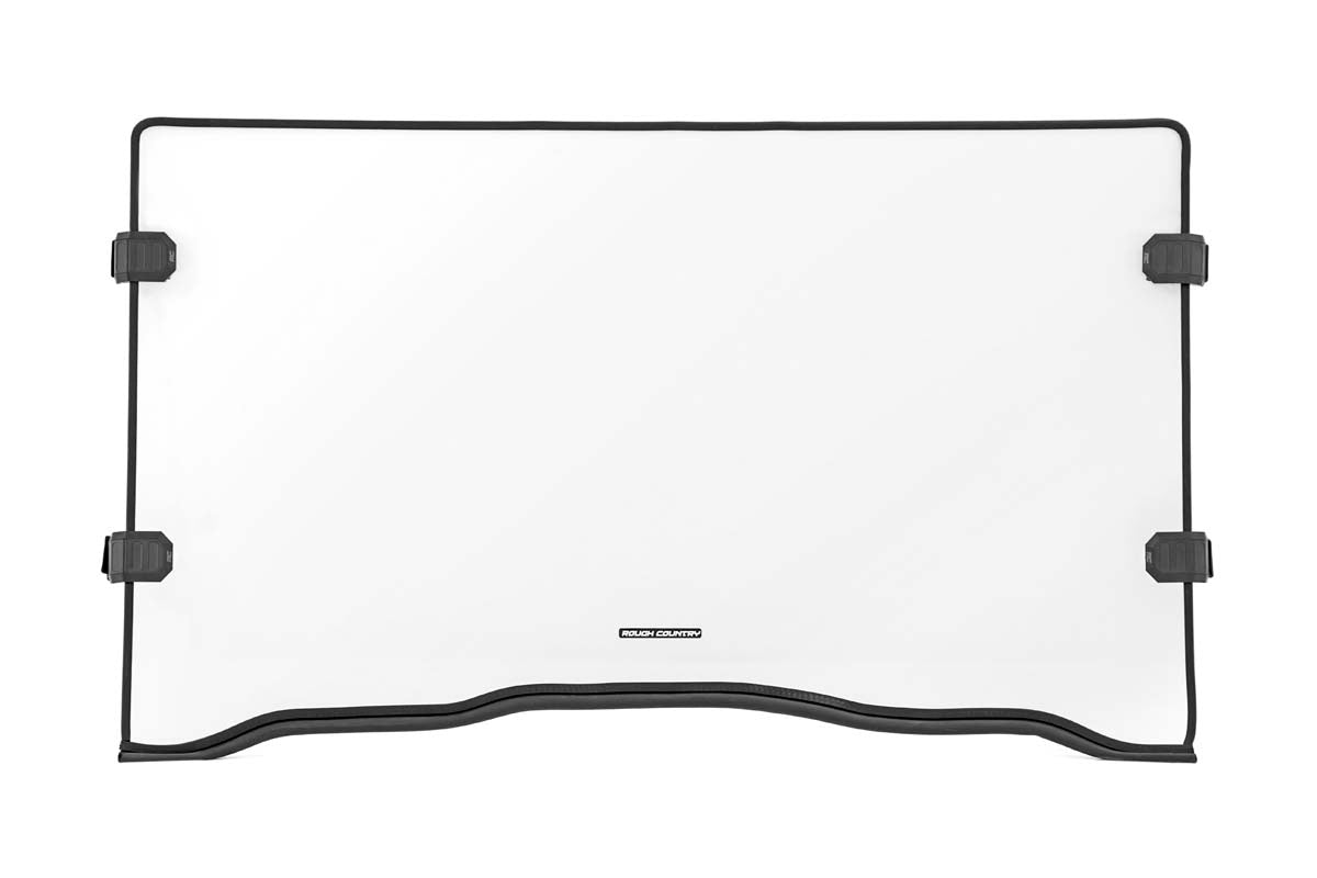 Rough Country | Windshield | Honda Scratch Resistant Full Windshield 2016-2020 Pioneer 1000 Rough Country | 98162020