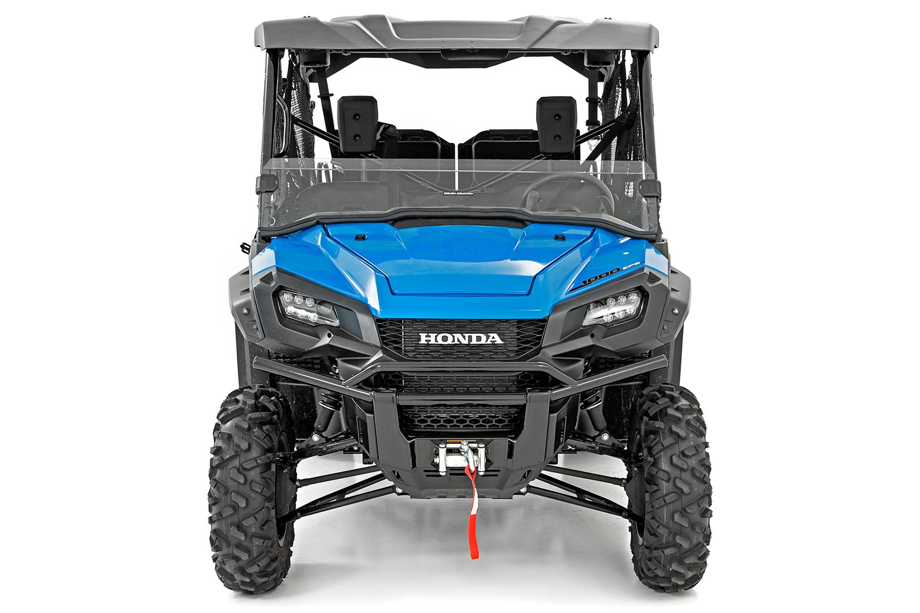 Rough Country | Windshield | Half Windshield Scratch Resistant 16-22 Honda Pioneer 1000 4WD Rough Country | 98162021A