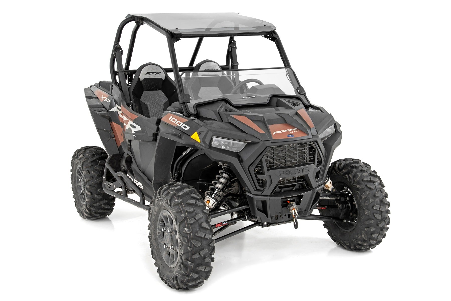 Rough Country | Windshield | Half Windshield Scratch Resistant 19-22 Polaris RZR XP 1000/RZR XP 4 1000 Rough Country | 98192011A