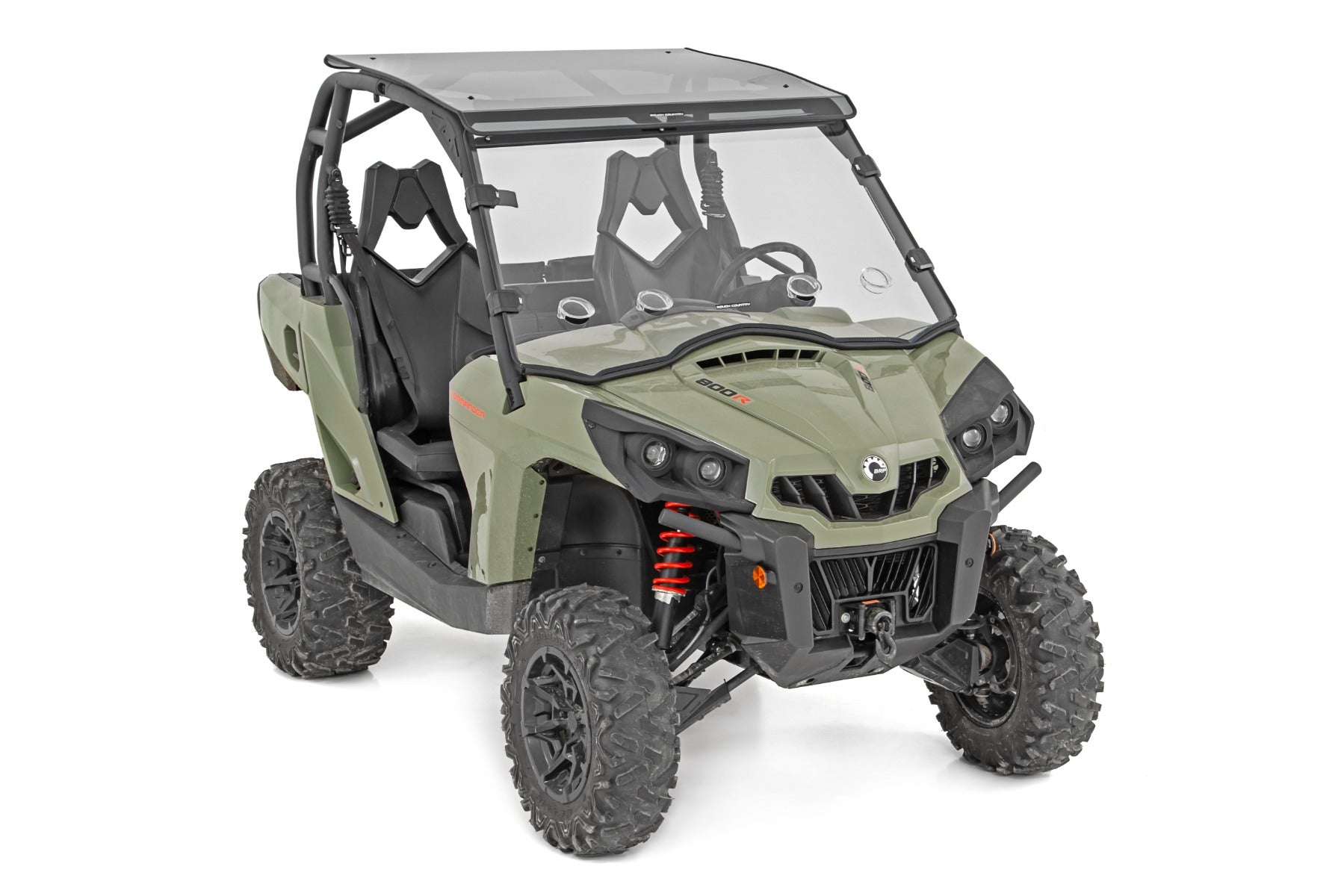 Rough Country | Windshield | Vented Full Windshield Scratch Resistant 11-20 Can-Am Commander Rough Country | 98212030