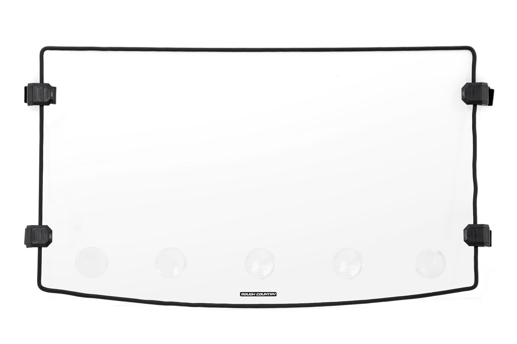 Rough Country | Windshield | Polaris Scratch Resistant Full Vented Windshield For 16-18 Ranger 1000XP and 13-20 Ranger 900XP Rough Country | 98232010