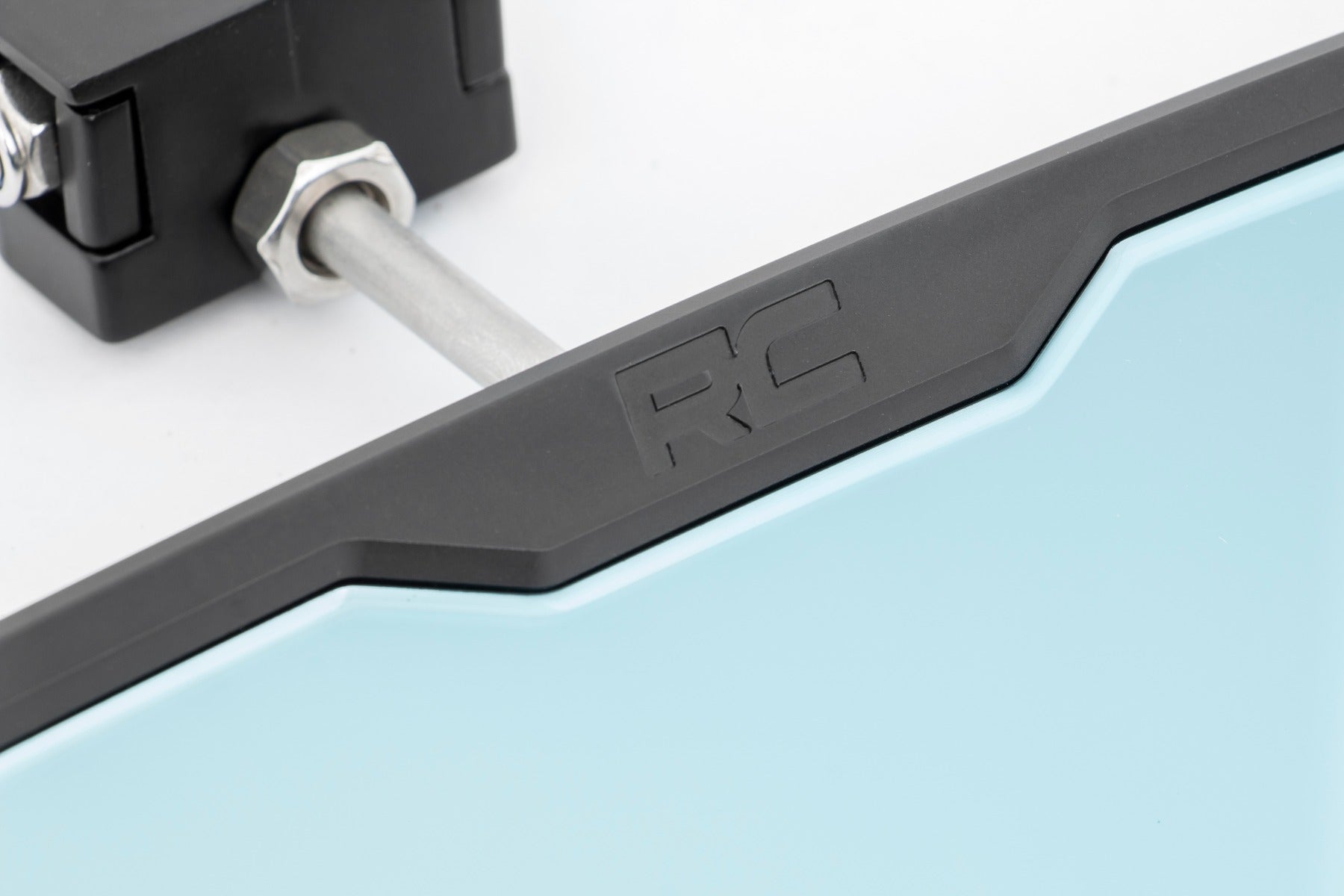 Rough Country | Rear View Mirror | UTV Aluminum Rear View with Mirror Dome Light 1.75-2 Inch Mount Rough Country | 99007A