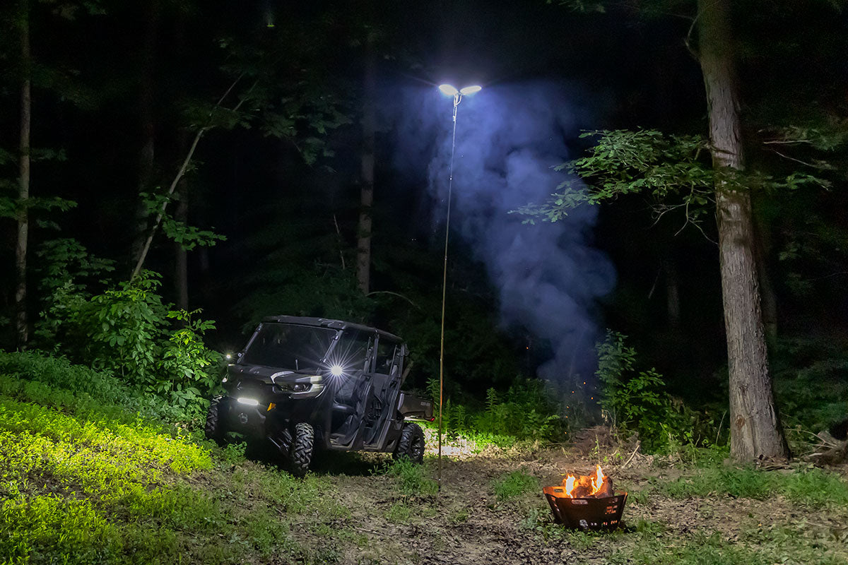 Rough Country | LED Light Kit | Telescoping Campsite LED Light Kit (12v 6200 Lumens) Rough Country | 99025