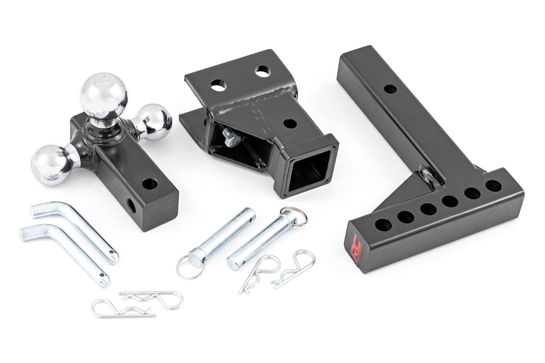 Rough Country | Receiver Hitch | 2 Inch Class III Multi-Ball Adjustable Hitch Rough Country | 99100