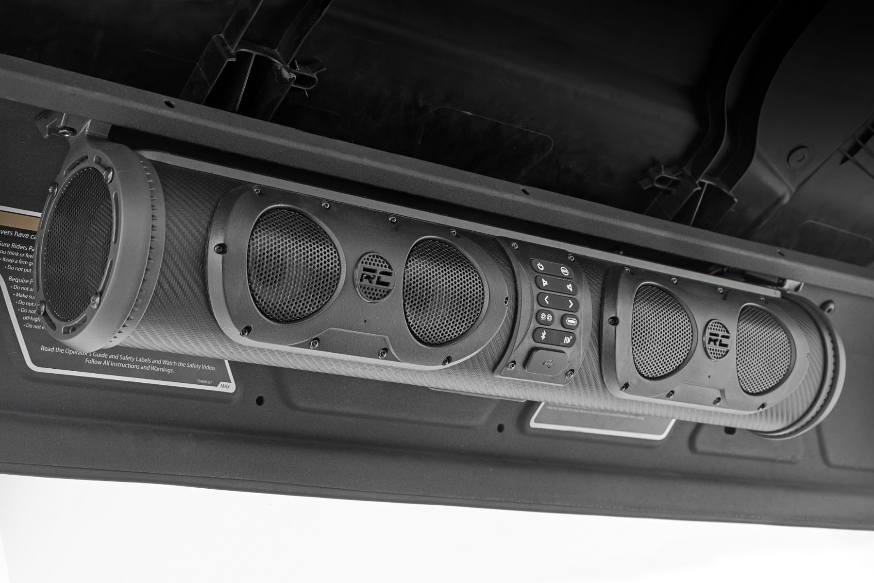 Rough Country | Audio Sound Bar | Bluetooth LED Soundbar 8 Speaker IP66 Waterproof UTV/ATV Rough Country | 99510