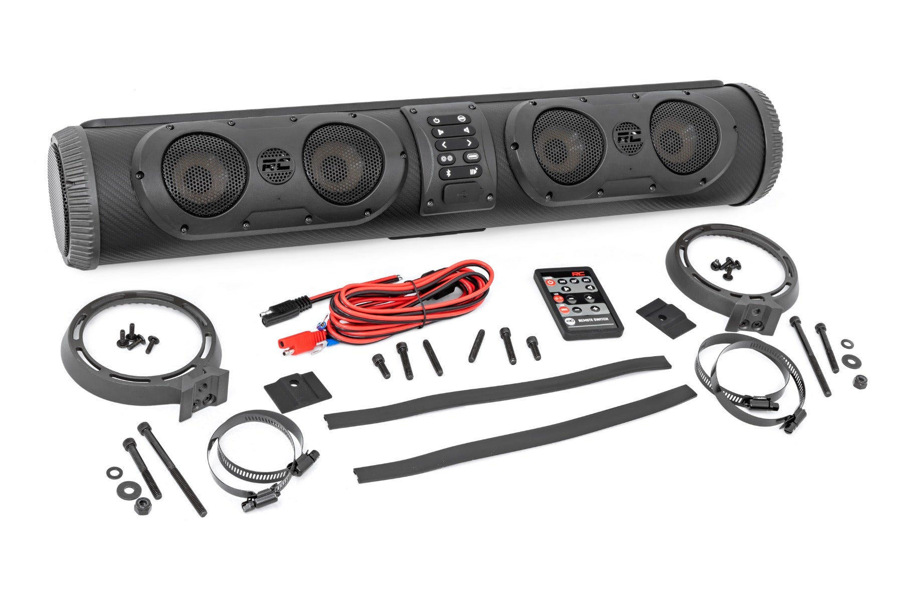 Rough Country | Audio Sound Bar | Bluetooth LED Soundbar 8 Speaker IP66 Waterproof UTV/ATV Rough Country | 99510
