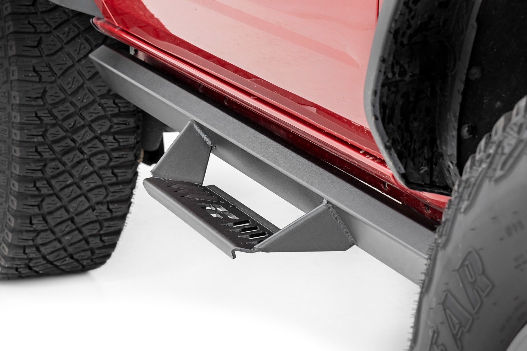 Rough Country | Side Steps | AL2 Drop Steps 2-Door Ford Bronco 4WD (21-23) Rough Country | AL321224