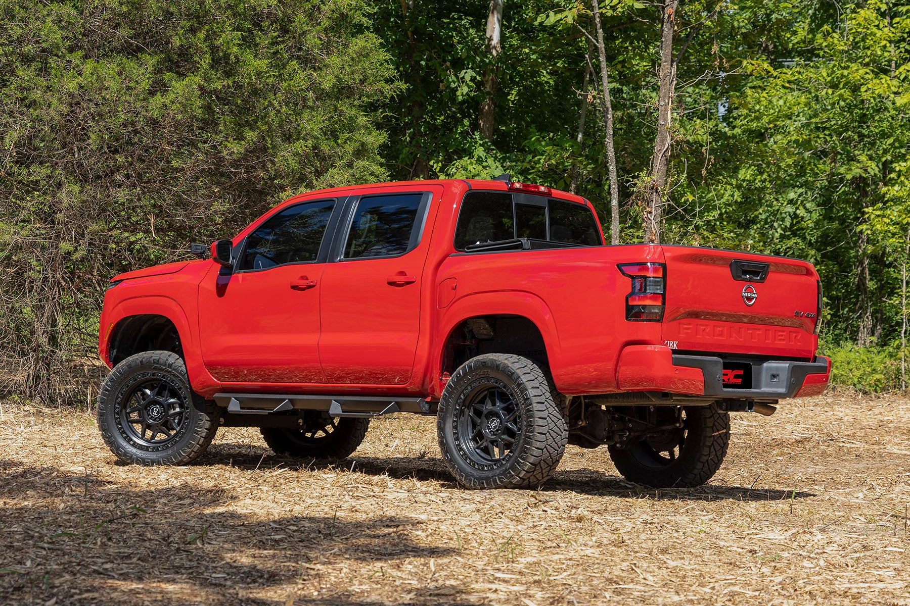 Rough Country | Side Steps | AL2 Drop Steps Crew Cab Nissan Frontier 2WD/4WD (05-23) Rough Country | AL622224