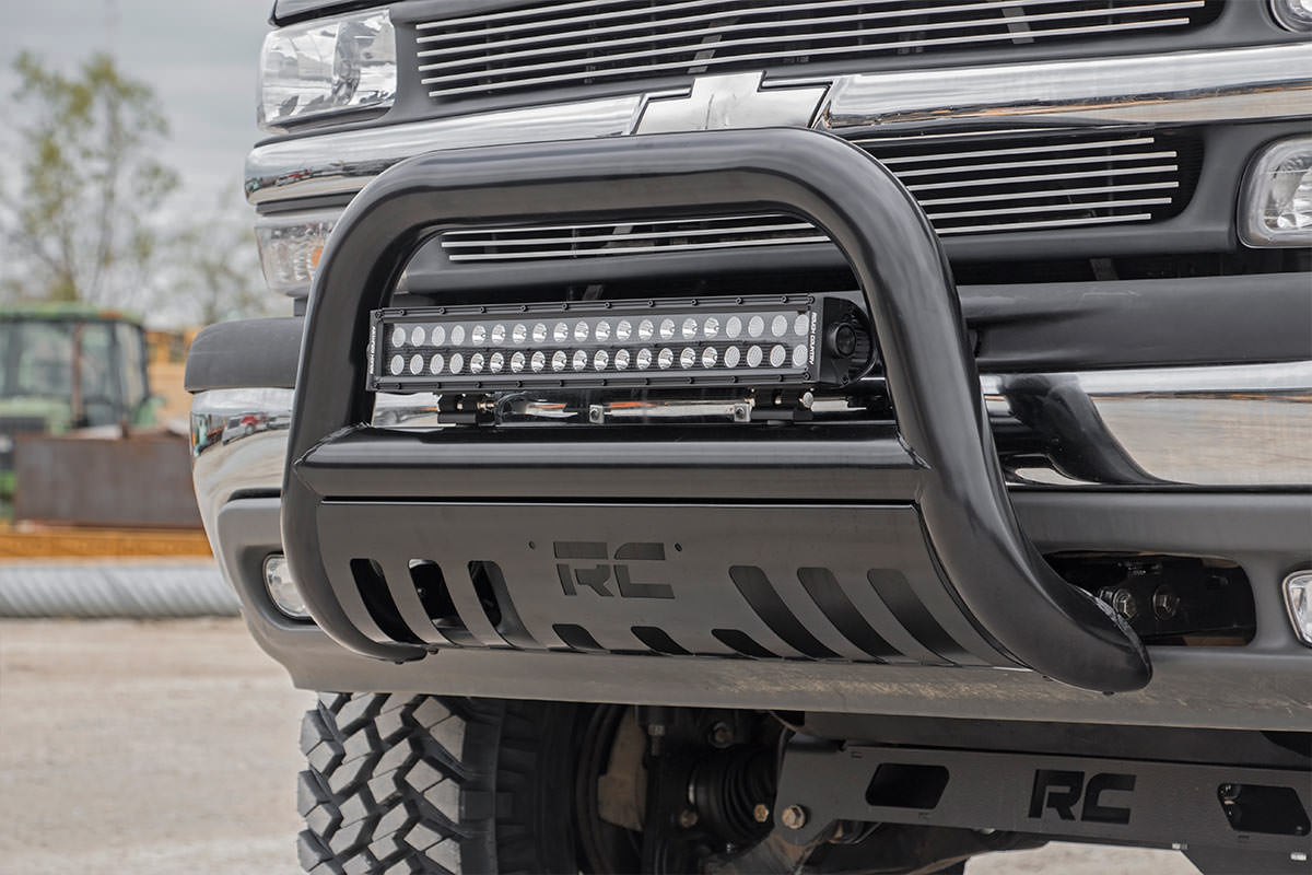Rough Country | LED Light Pods | Chevy/GMC Black Bull Bar 99-06 Chevy/GMC 1500 and Classic Rough Country | B-C2991