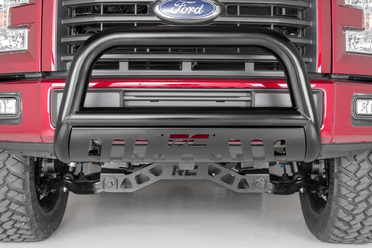 Rough Country | Bumper Bull Bar | Ford 04-Up V8 F-150 Bull Bar Black Rough Country | B-F2041