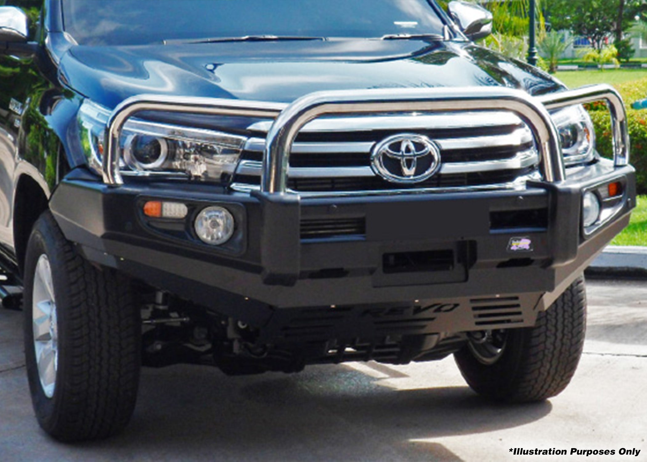 DOBINSONS | BULL BAR SS LOOP DELUXE FOR TOYOTA HILUX REVO 2016-2018 | BU59-3707