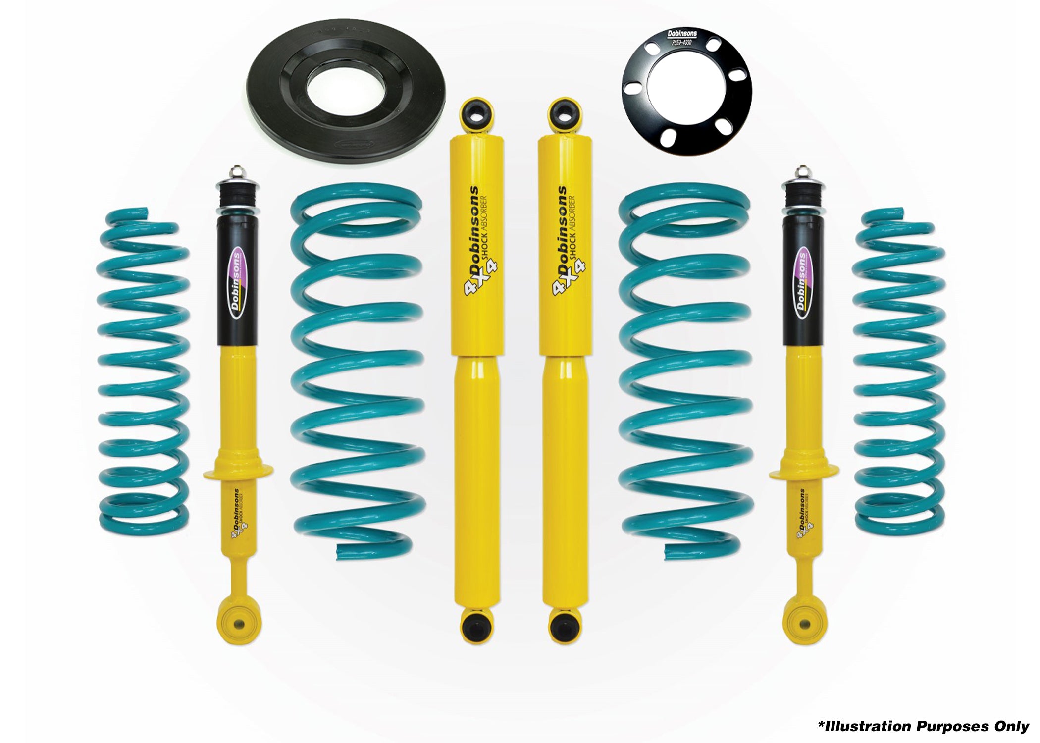 DOBINSONS | 1.5" Lift Kit Toyota Land Cruiser Prado 150 Series - KDJ150, GRJ150, KDJ155 2010 on With KDSS | DSSKIT008